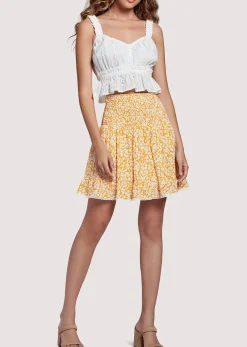 Lost + Wander Skirts*Tangerine Dream Mini Skirt RADIANTYELLOW