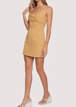 Lost + Wander Dresses*Terra Mini Dress BEIGE