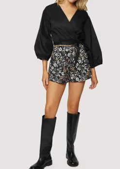 Lost + Wander Pants and Shorts*Under The Stars Shorts BLACK OFF WHITE