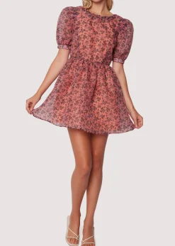 Lost + Wander Dresses*Venus Rising Mini Dress PINKFLORAL