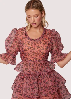 Lost + Wander Tops*Venus Rising Top PINKFLORAL