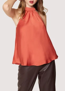 Lost + Wander Tops* Moon Halter Top VERMILION