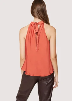 Lost + Wander Tops* Moon Halter Top VERMILION