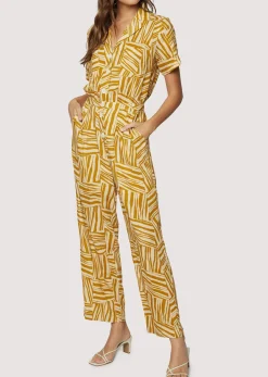 Lost + Wander Romper and Jumpsuits*Vintage Vacay Jumpsuit ORANGE-WHITE-GRAPHIC