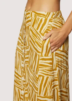 Lost + Wander Skirts*Vintage Vacay Maxi Skirt ORANGE-WHITE-GRAPHIC