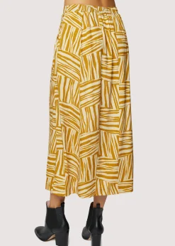 Lost + Wander Skirts*Vintage Vacay Maxi Skirt ORANGE-WHITE-GRAPHIC