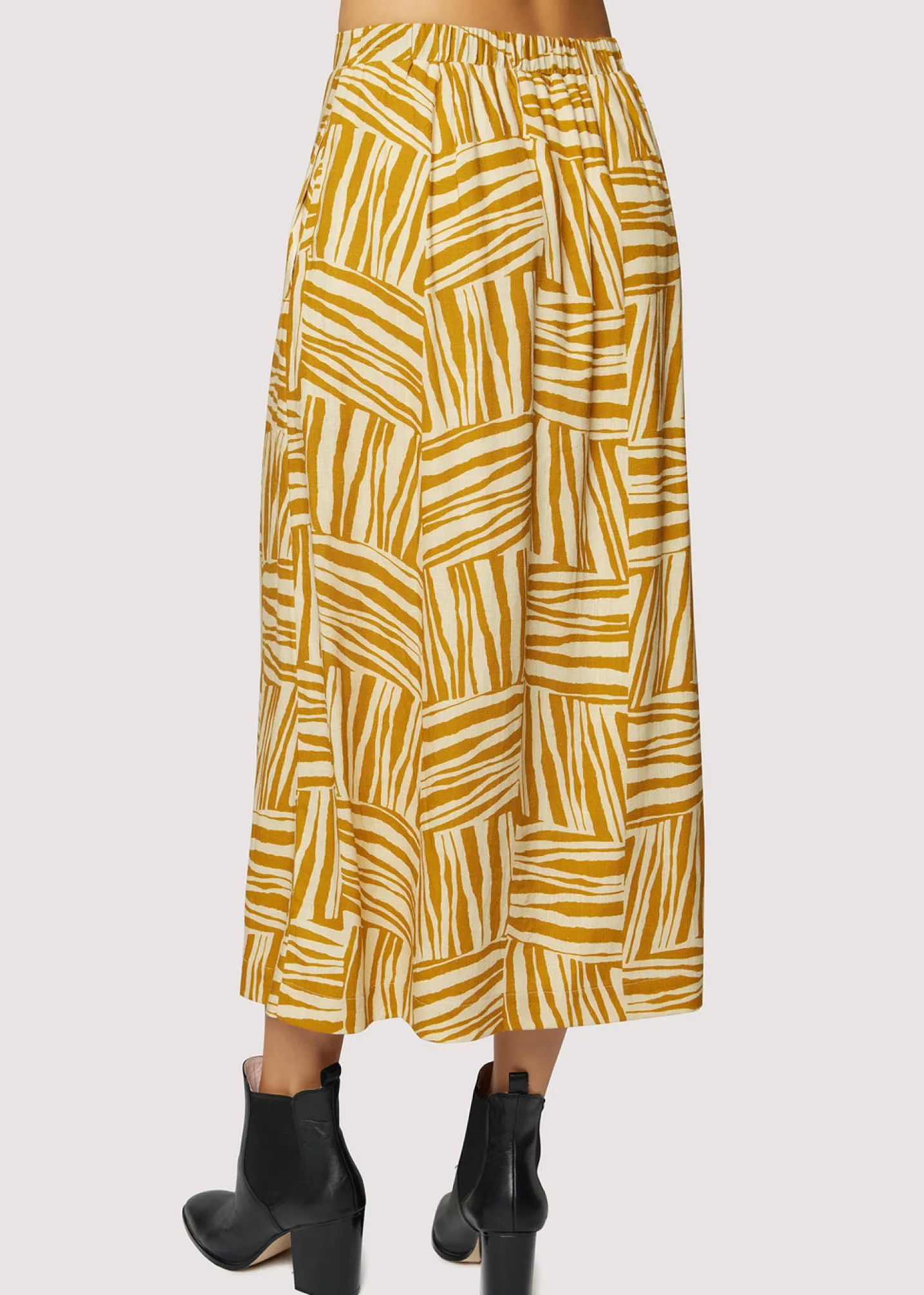 Lost + Wander Skirts*Vintage Vacay Maxi Skirt ORANGE-WHITE-GRAPHIC