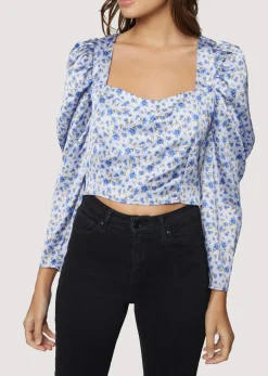 Lost + Wander Tops*Violetta Top PURPLE-FLORAL