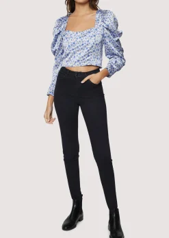 Lost + Wander Tops*Violetta Top PURPLE-FLORAL