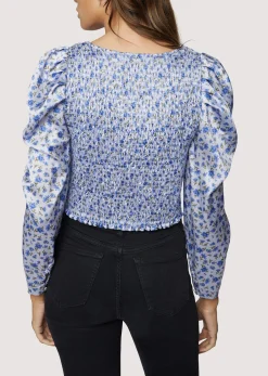 Lost + Wander Tops*Violetta Top PURPLE-FLORAL