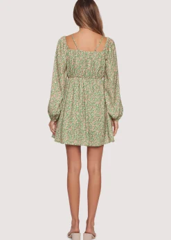 Lost + Wander Dresses*Wild Poppies Mini Dress GREENFLORAL