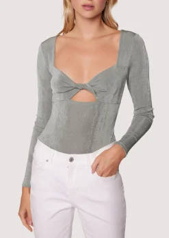 Lost + Wander Tops*Wild Sage Bodysuit SAGE-GREEN