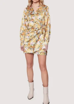 Lost + Wander Dresses*Wildflower Dusk Mini Dress OLIVE-MULTI-FLORAL