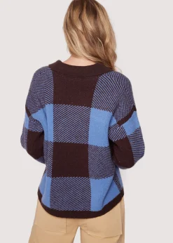 Lost + Wander Sweaters*Winter School Top CHOCOLATE-MULTI