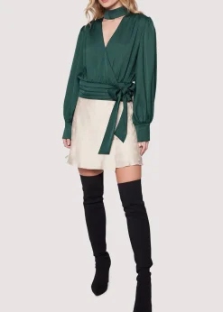 Lost + Wander Skirts*Zephyr Lily Mini Skirt SILVER