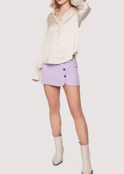 Lost + Wander Tops*Zephyr Lily Shirt SILVER