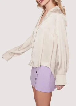 Lost + Wander Tops*Zephyr Lily Shirt SILVER